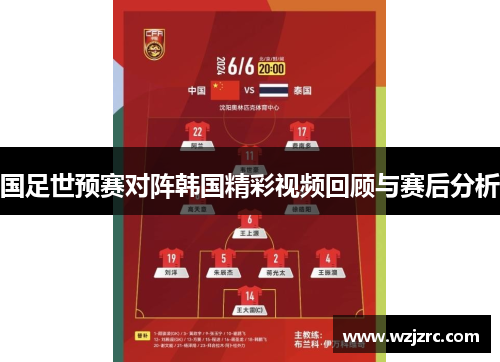 国足世预赛对阵韩国精彩视频回顾与赛后分析