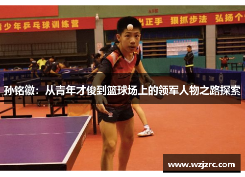 孙铭徽：从青年才俊到篮球场上的领军人物之路探索